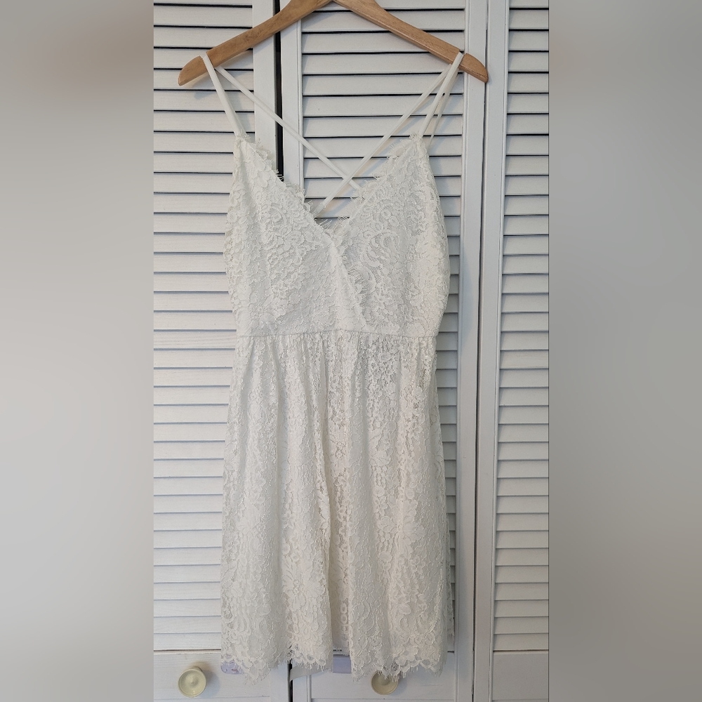 Beautiful white summer dress